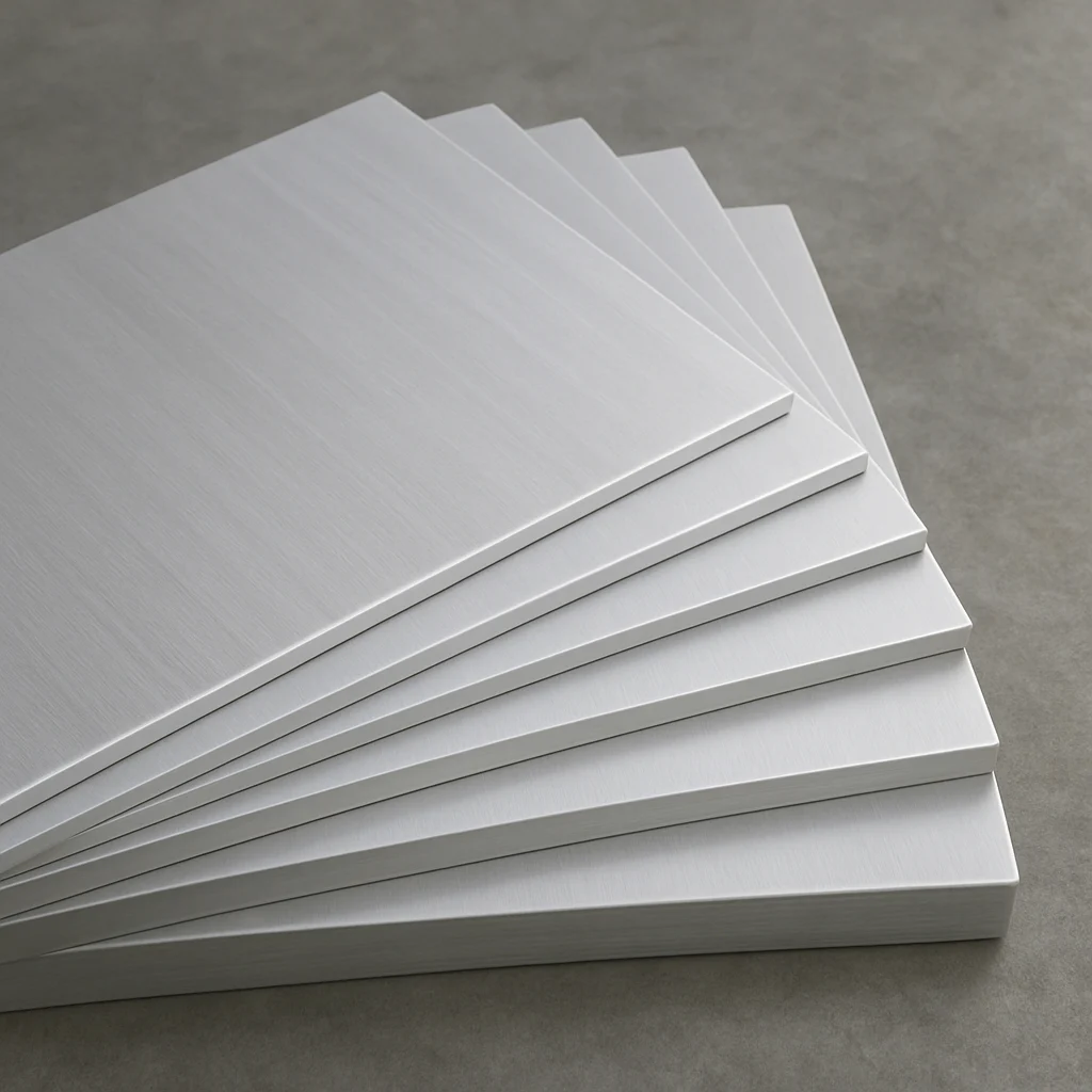 Aluminium sheet surface